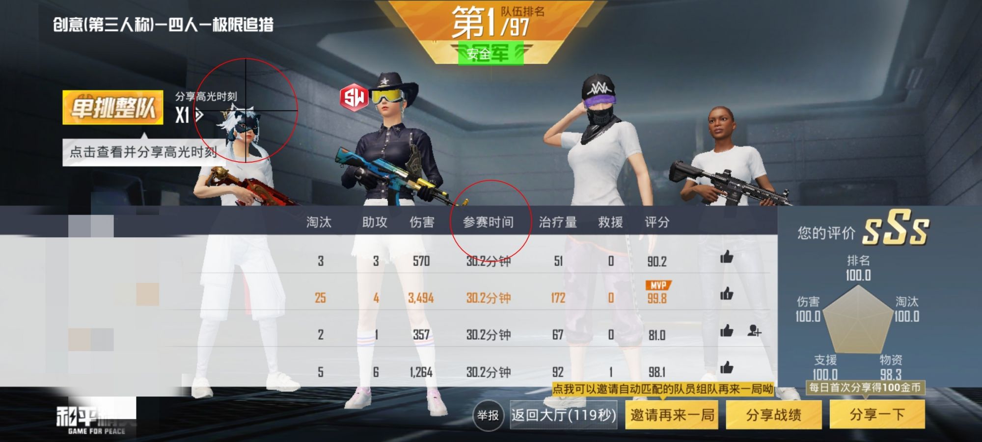和平精英七大兵种的能力